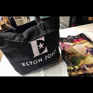 NEW Elton John VIP Large Tote Bag Purse Farewell World Tour